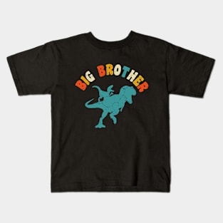 Promoted to big brother dinosaur Gift, Big bro Kids T-Shirt